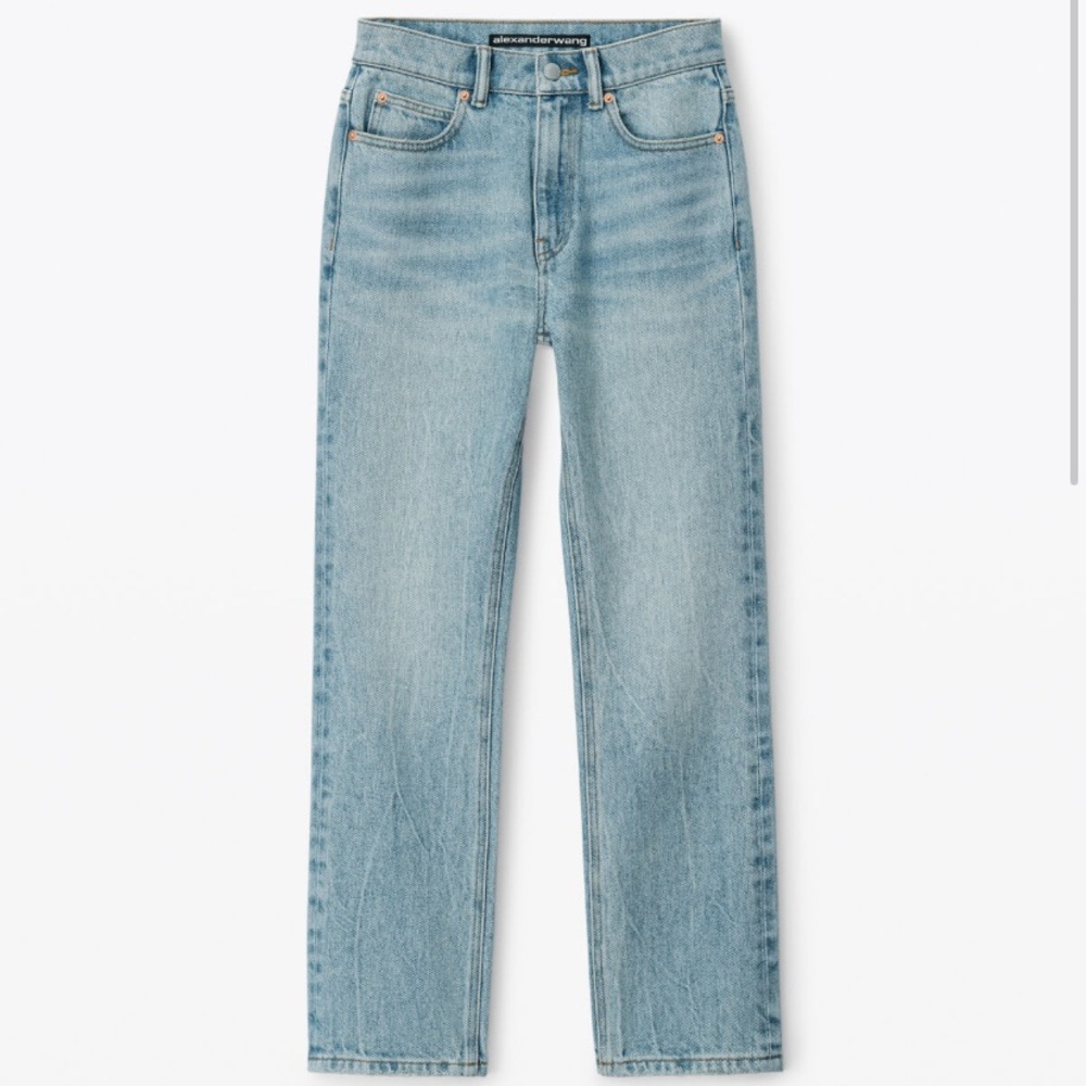 Alexander Wang OG High Rise Stovepipe Denim in Size 26